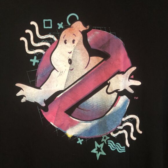 Ghostbusters Lootcrate Exclusive XL T-Shirt Slimer No-Ghost Logo Tee Pink Logo - Picture 2 of 6